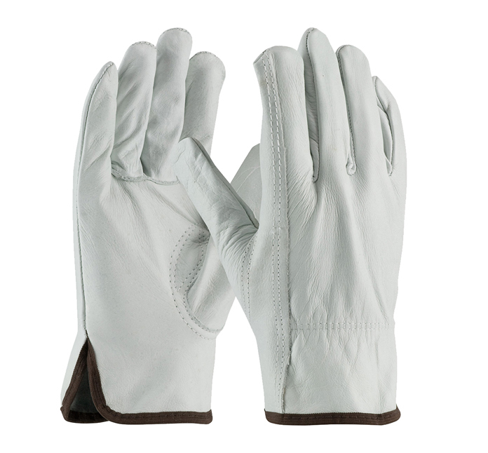PIP&reg; Superior Grade Top Grain Cowhide Leather Drivers Glove - Keystone Thumb - M - Q12